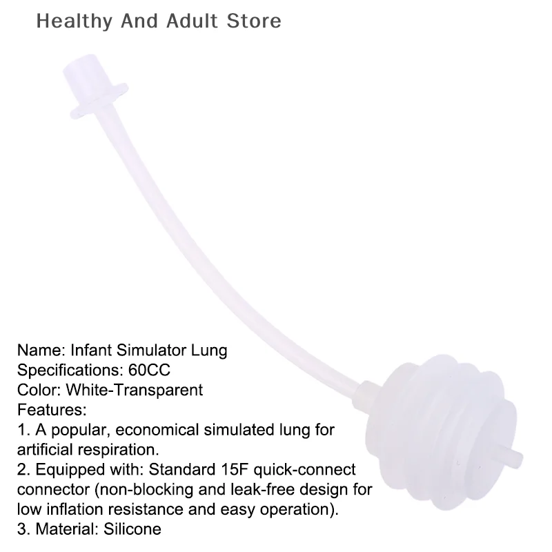 

Тест легких, имитация легких, тест младенцев, дыхательная машина для дыхания легких, для анестезии дыхания, новорожденных, имитация легких, силикон