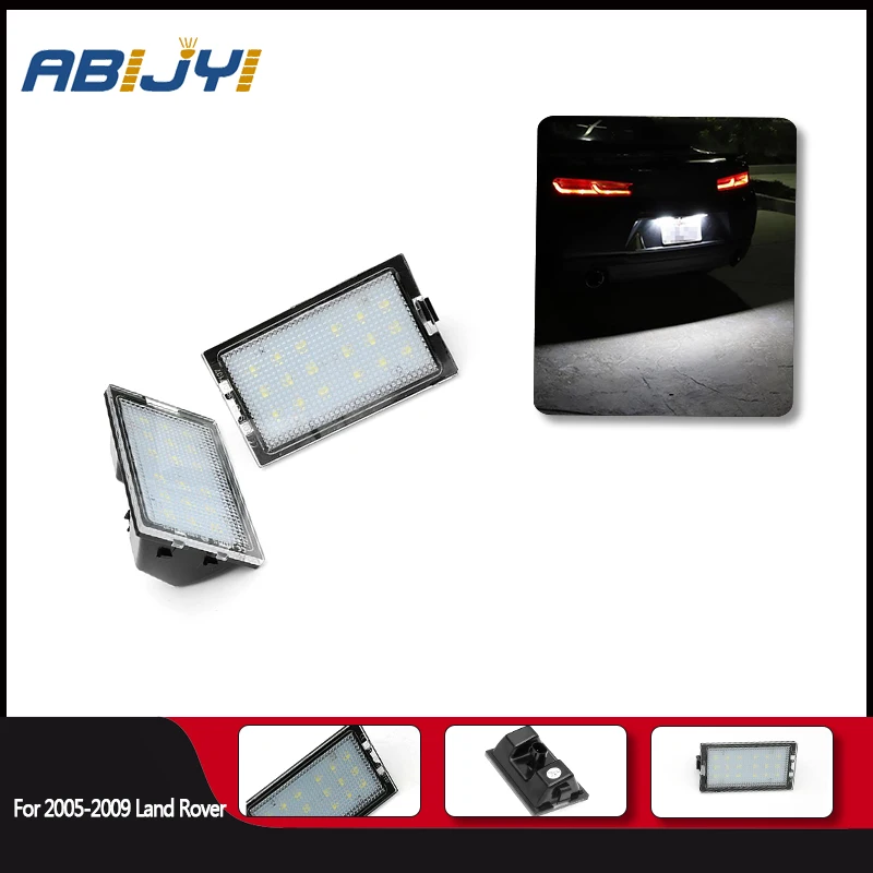 

Car LED License Plate Light For Land Rover Discovery 3 4 2004-2017 Freelander 2 2006-2015 Range Rover Sport 2005-2013 Accessorie