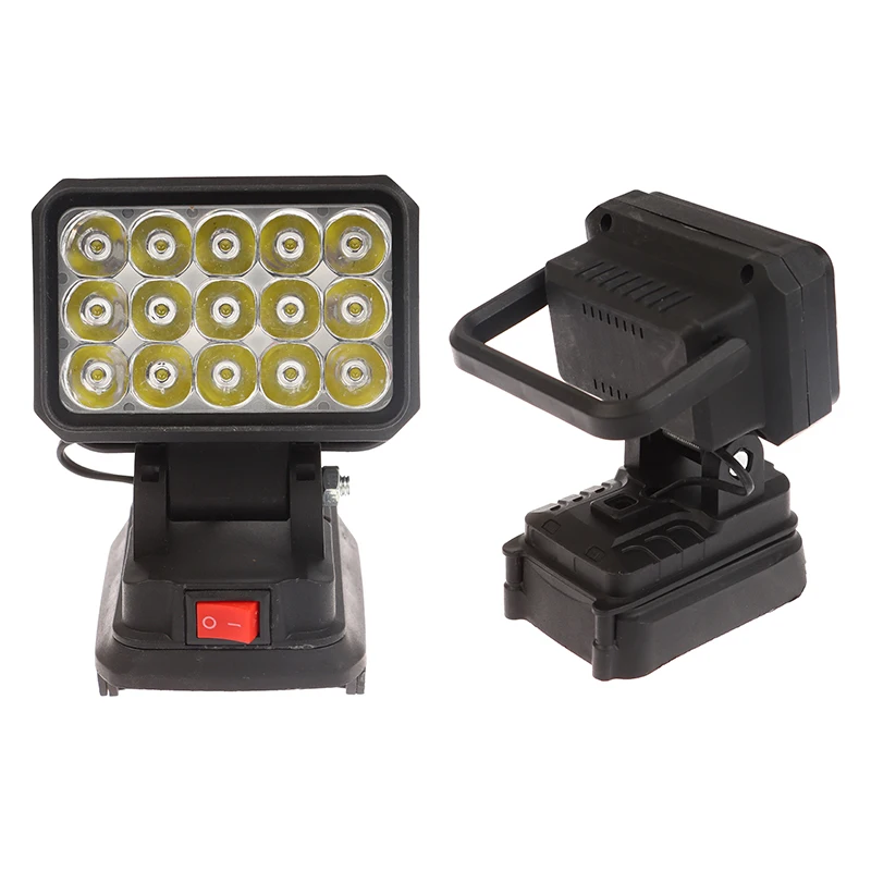 1 قطعة مصباح محمول فانوس اليد 15 حبات LED ضوء العمل الأضواء لماكيتا/ديفون/بوش 18 فولت بطارية ليثيوم أيون