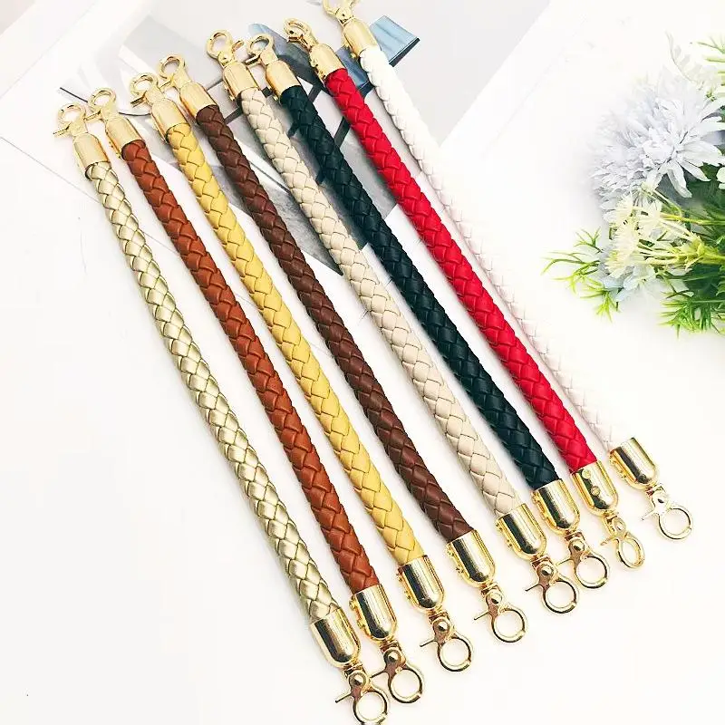 Correa de Hombro Trenzada de Cuero PU de Alta Calidad de 30 cm para Bolsos Personalizados