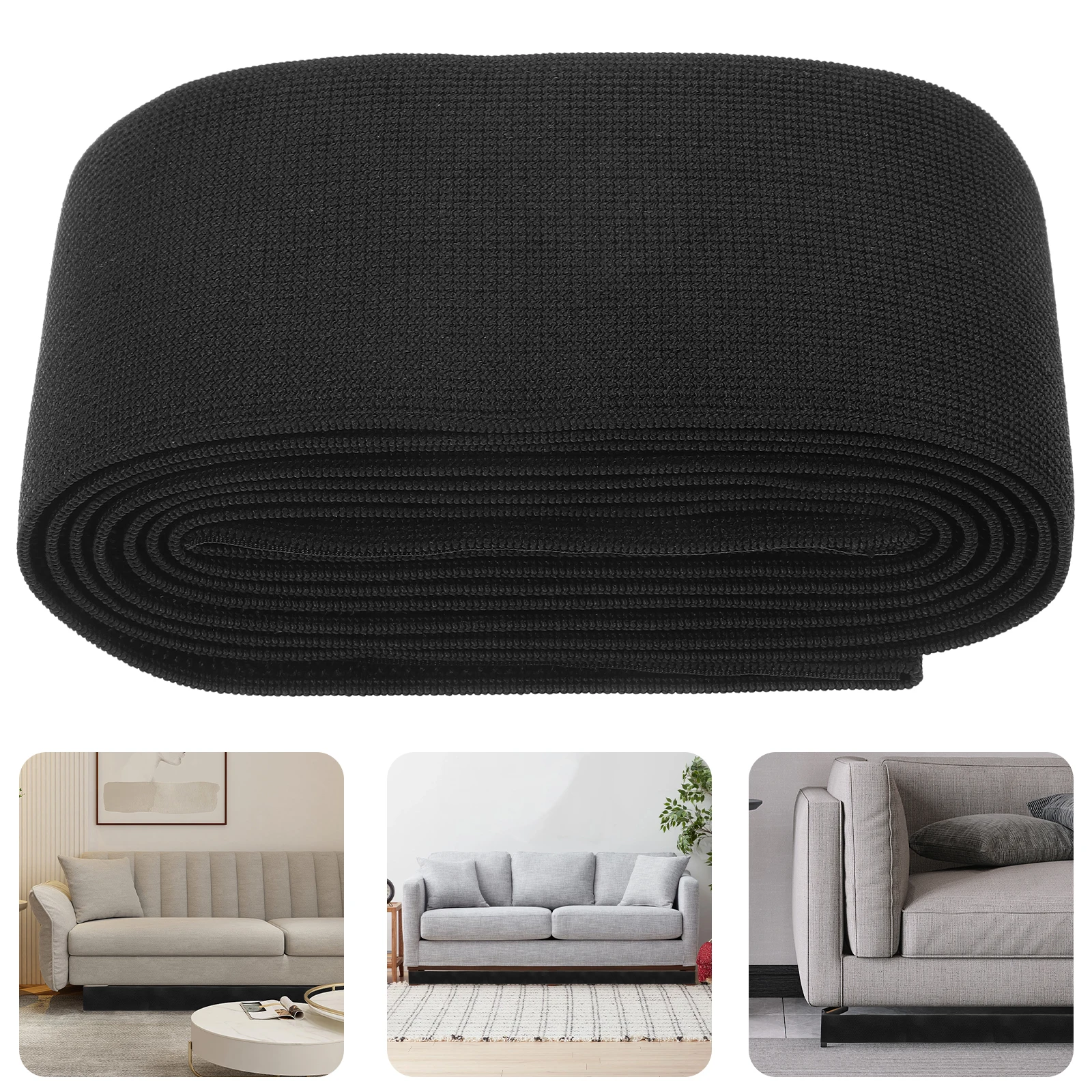 

Nylon Under Sofa Blocker Bumper Couch Gap Bumper For Furniture Bed Gaps Filler Dog Cat Protector Home Use Filler For