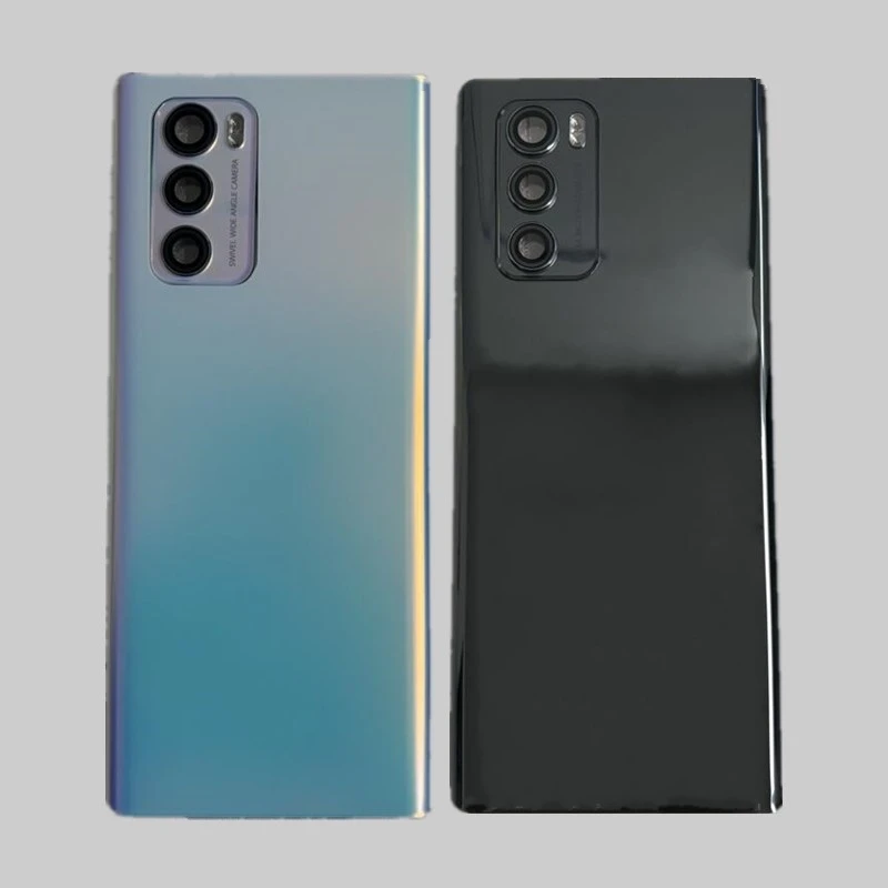 Vidro Back Battery Cover para LG Wing 5G, painel da porta traseira, caixa de habitação, substituição, LMF100N, LM-F100V