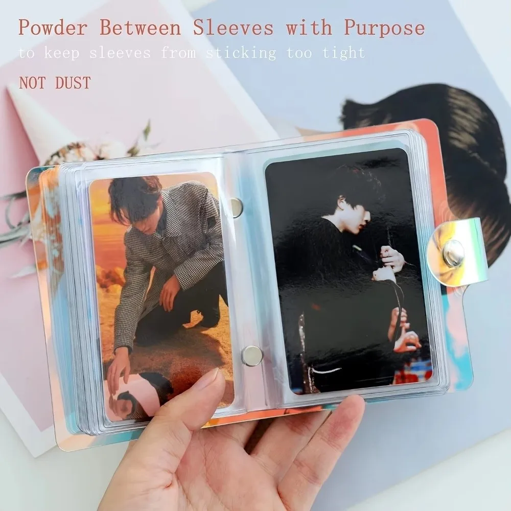 Colorful Small Photo Album Collection Book Cards Organizer 3 inch Pictures Storage Case Hold Film 36 Phases