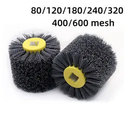 1 pcs 120*100*19mm Nylon Abrasive Wire Drum Polishing Wheel Electric Brush for Woodworking Metalworking