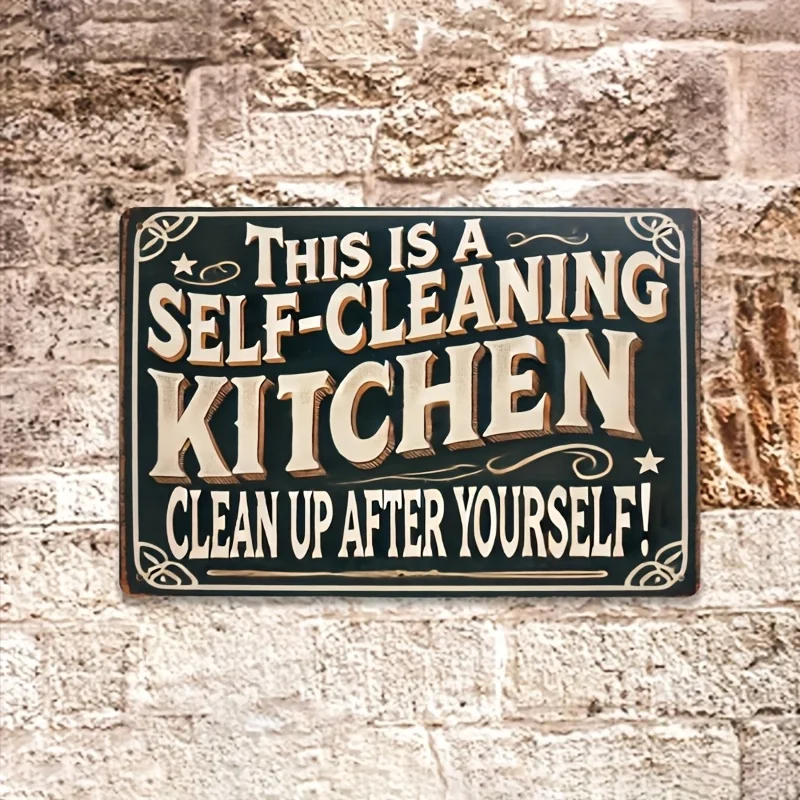Room Decor  Vintage Metal Sign 