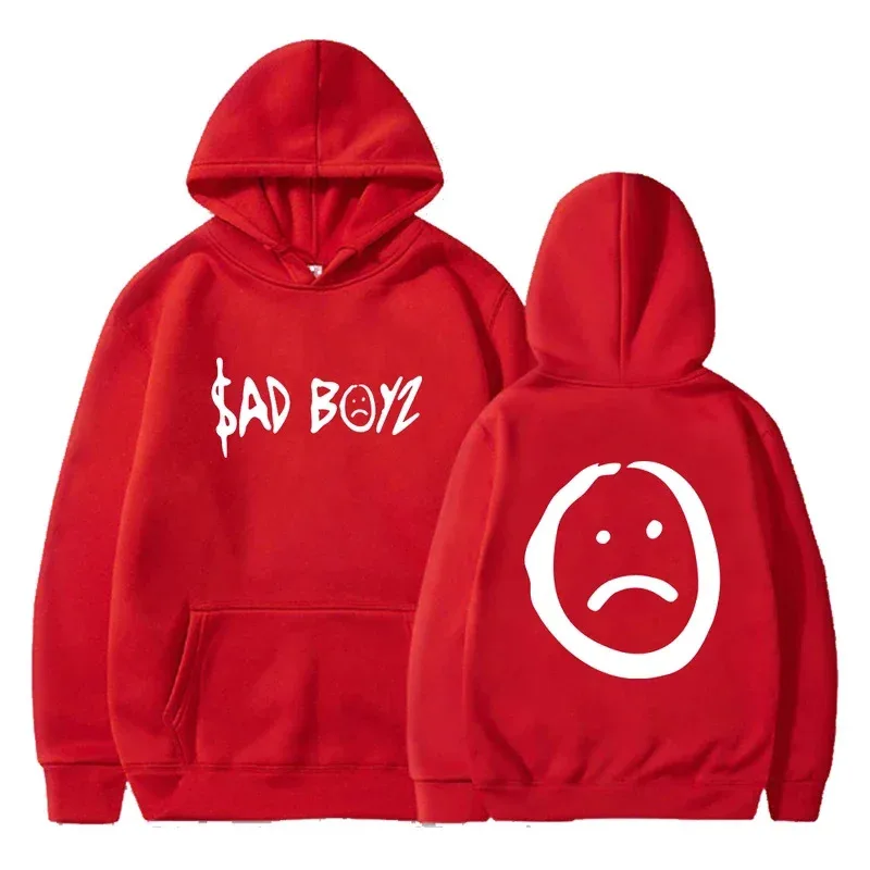 AAA 2025 2023 جونيور H Sad Boyz هوديي جولة حول العالم ميرش كم طويل ملابس الشارع الشهير الرجال النساء مقنعين البلوز الهيب هوب الملابس