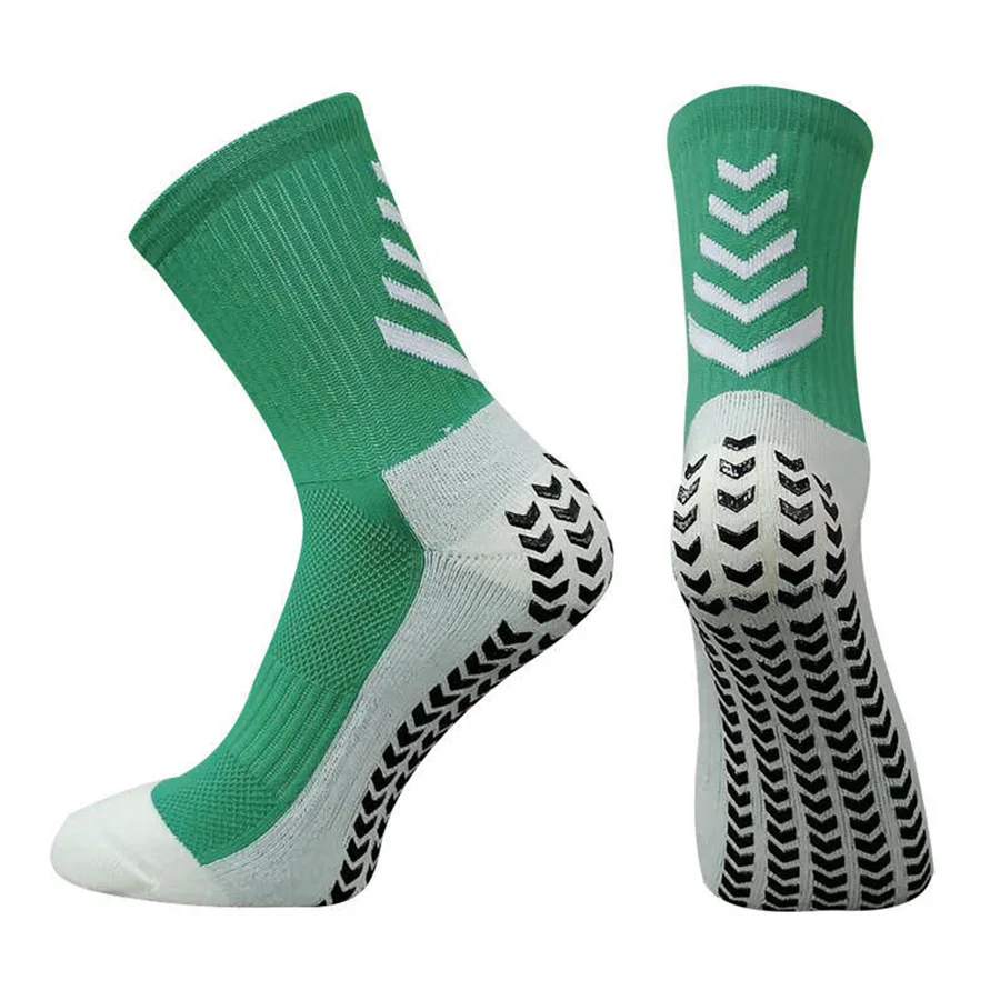 Football Socks Men Athletic Non Slip Soccer Socks Cushioned Breathable For Running Yoga Basketball Hiking Sports Grip Socks