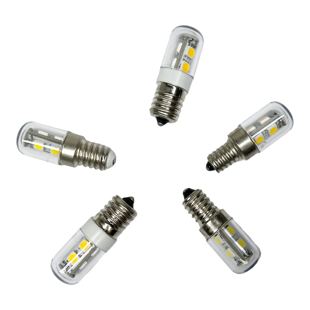 Mini T18S Bulb E12 E14 E17 Small Screw AC 110V 220V White Light Warm Light Refrigerator Light Sewing Machine LED Light