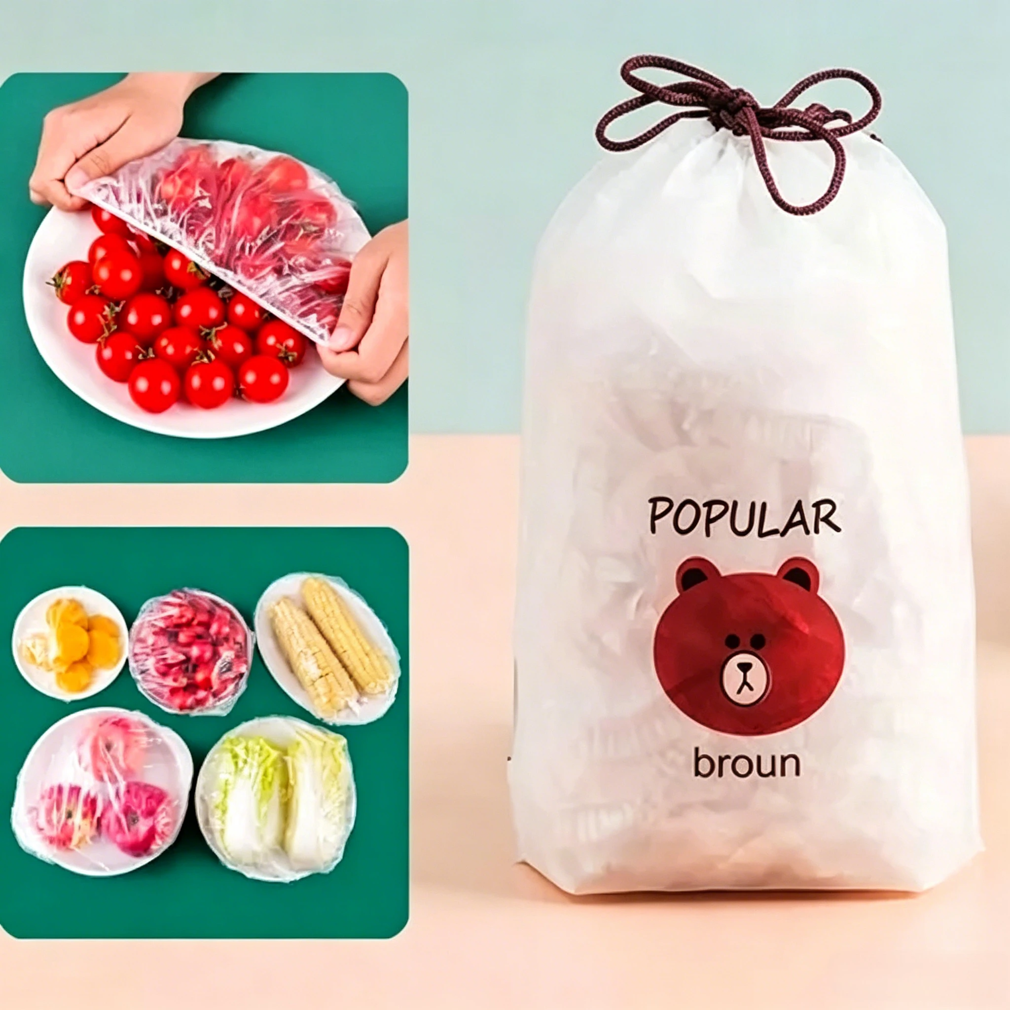 100 шт. эластичных пищевых чех – обзор и цена Food Storage Kitchen