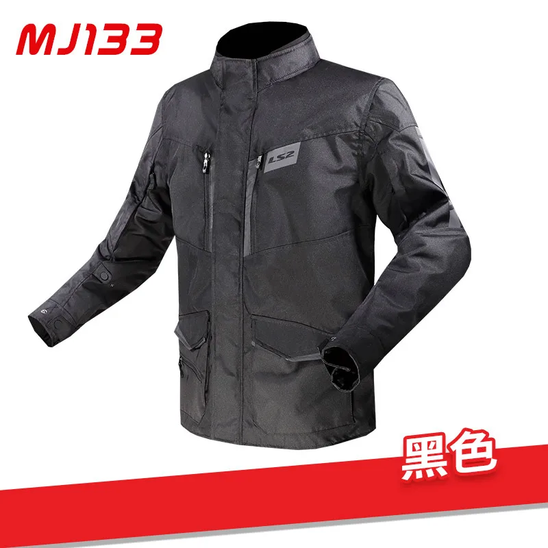 New LS2 MJ128 Motorcycle Racing Suit Unisex Four Seasons Anti-fall Waterproof Thermal Motorbike Rally Riding Outfit Touring