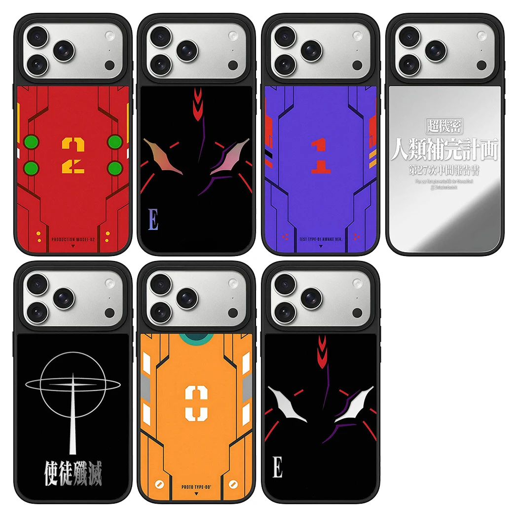 6082811 Mirror Surface Magnetic Phone Case Cover for IPhone 13 14 15 16 17 18 Pro Max Case Cartoon