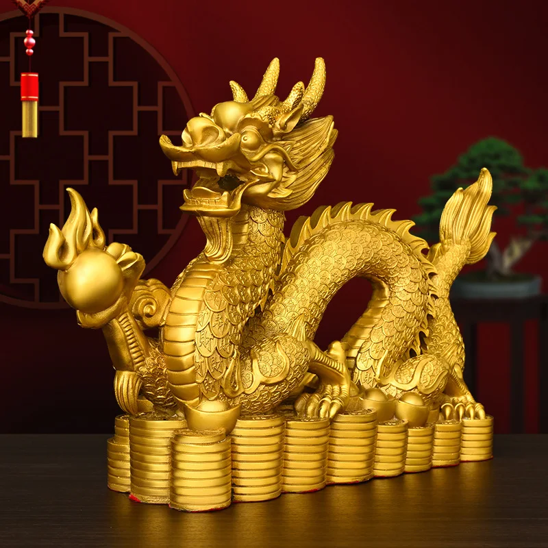 Pure Copper Dragon, Zodiac Dragon, Shenlong, Hanlong, Baicai Dragon, Gold Qianlong, Xianglong Five-clawed Dragon