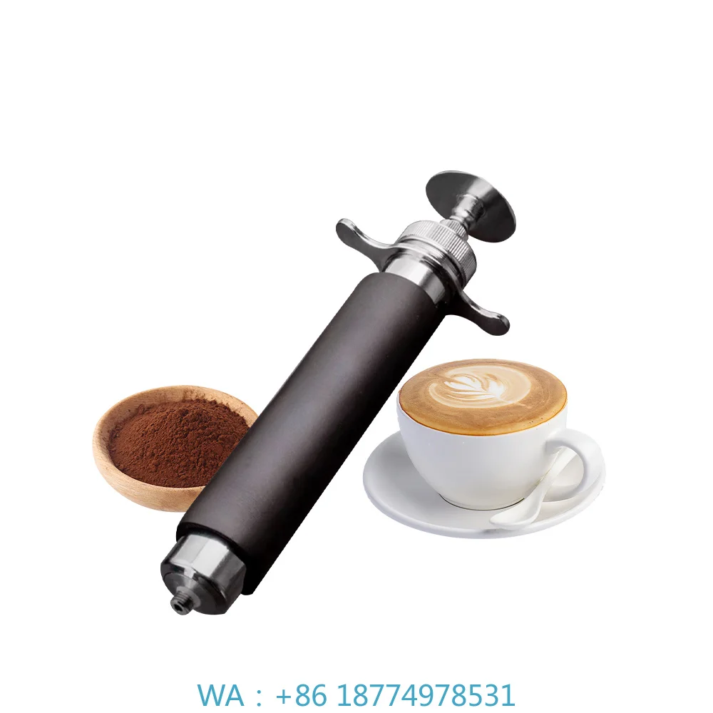 1. Portable Manual Rotation Syringe‑type Espresso Maker Set, 50ML Water Tank Handheld for Outdoor Use No Electricity Required