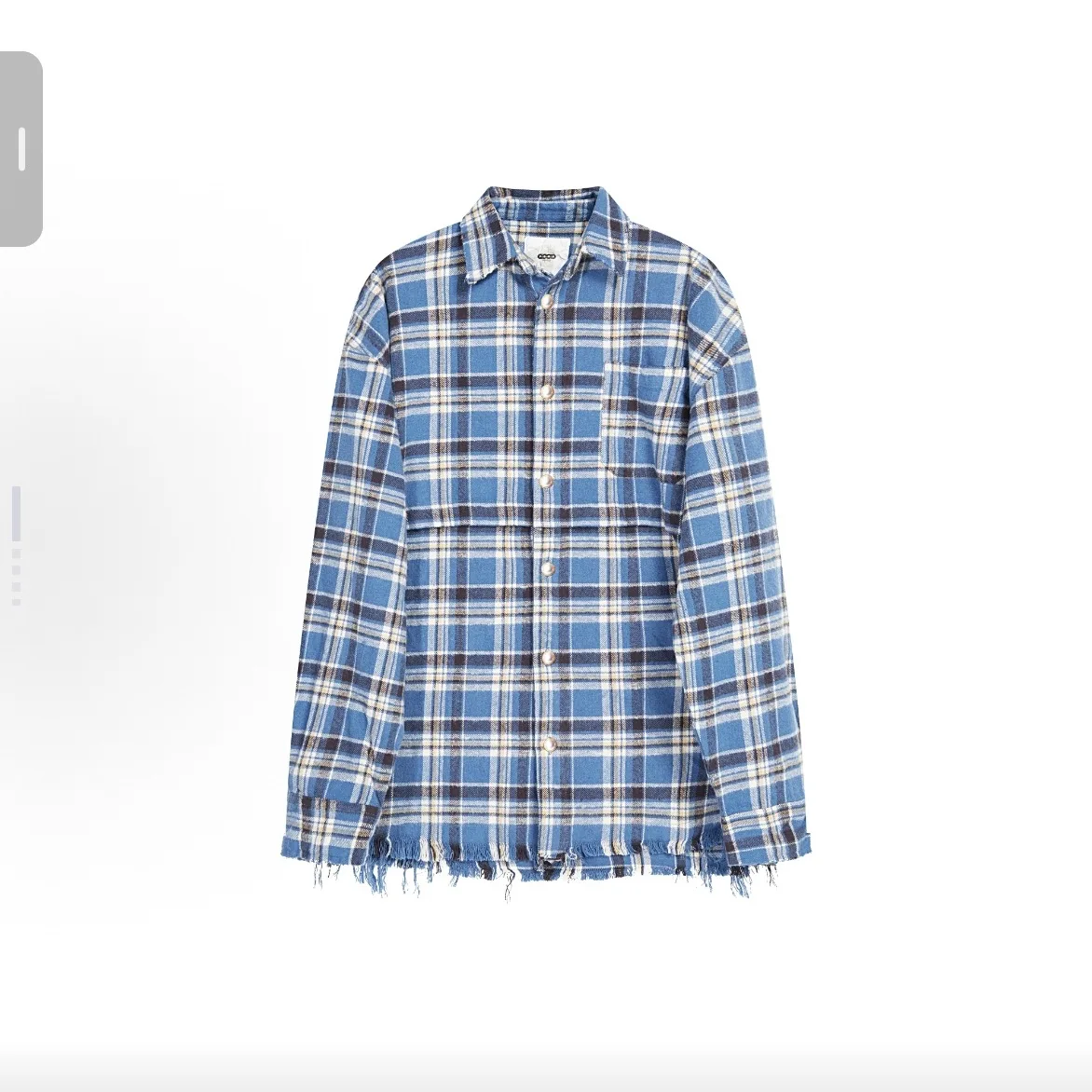 

High-Quality Goodbrand Fashion New Arrival Oversized Distressed Fringe-Effect Long-Sleeve Knit Versatile Shirt Jacket