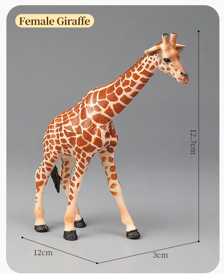 African Wildlife World Giraffe Set – Lernspielzeug mit Tiermodellen, Actionfiguren für Kinder, Simulations-Lernspielzeug – Detail 6