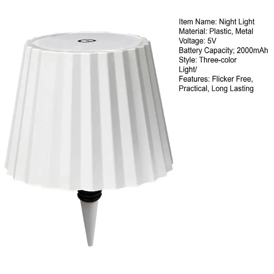 Lámpara de mesa de botella con control táctil inalámbrico con 3 colores y atenuación continua, ideal para bar, decoración de botellas de vino y iluminación de escritorio