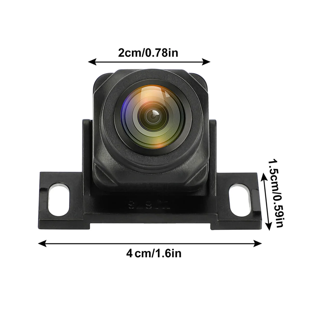 Car Backup/Front/Side View Camera with Guideline AHD 1080P Reverse Rear Cam Adjustable Lens for Used in variety of vehicles