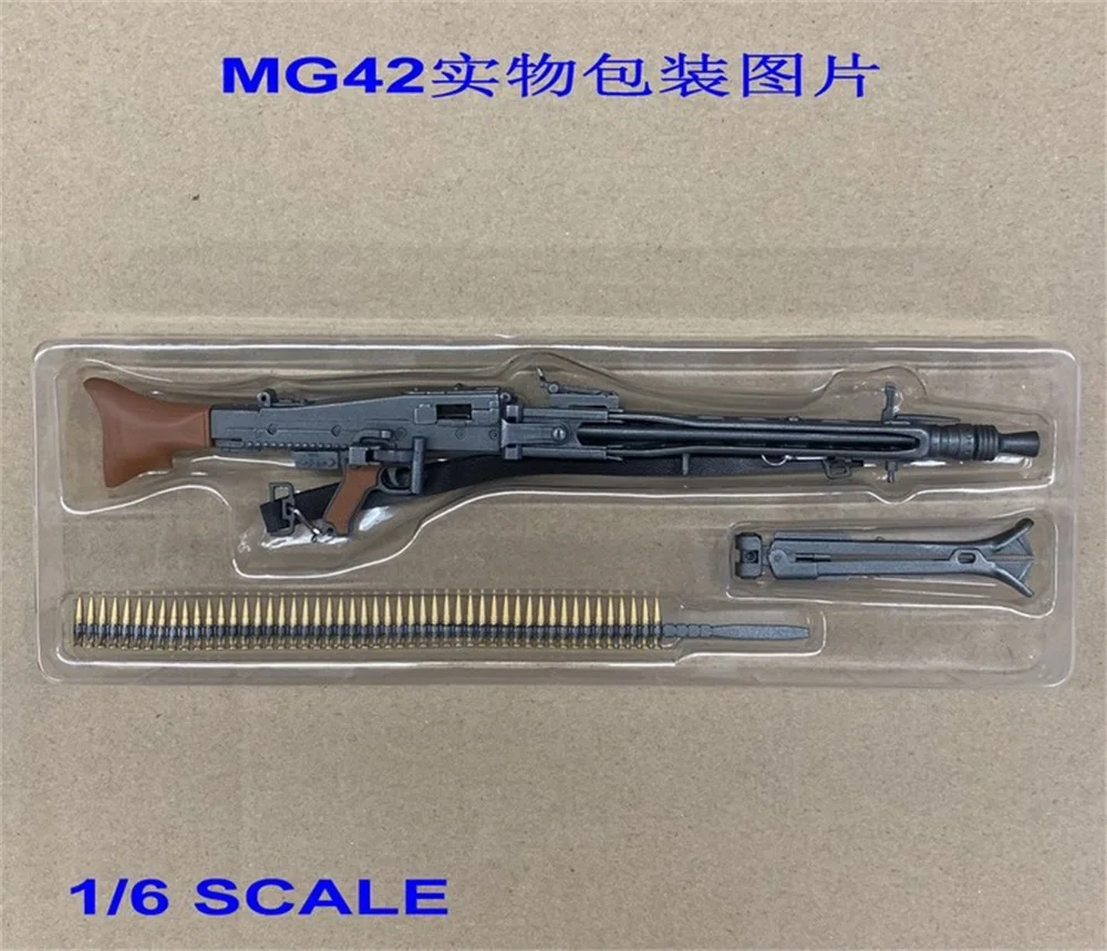 Wwii Serie 1/6th Dml MG42 Machine Gun Pvc Materiaal Kan Niet Worden Ontslagen Model Voor Action Figure Scene component