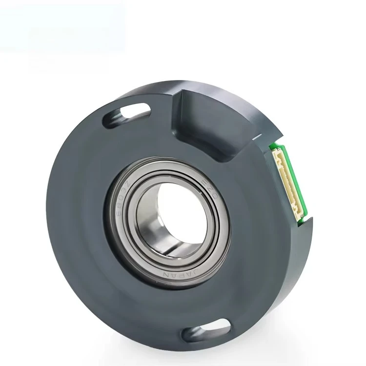 P48 Incremental Angle Encoder with Integral Bearing Built-in Stator 8-14mm Through Hole 2500ppr with UVW Signal 6/8/16 Poles