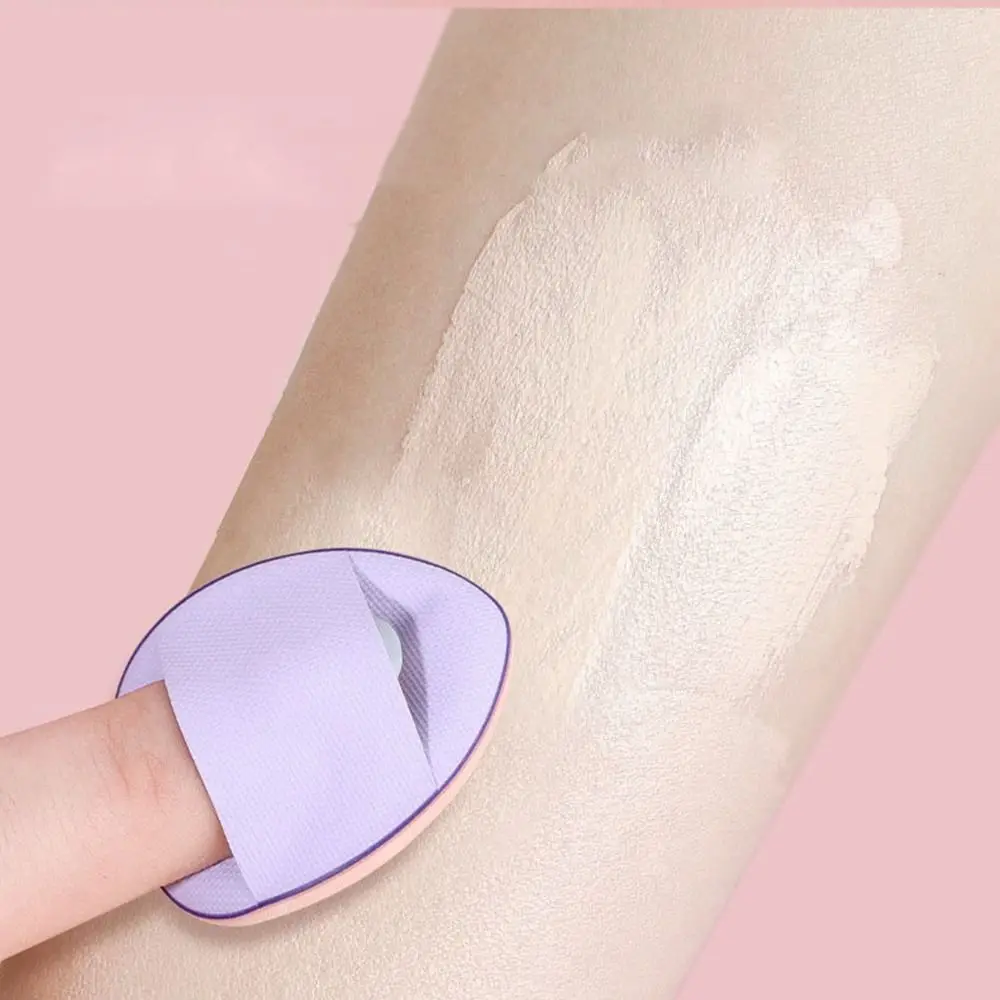 6/10 szt. Mini Gąbeczki do Makijażu na Palec, Dwufunkcyjne Cienkie Gąbeczki Powietrzne z Pudełkiem do Przechowywania, Wielokrotnego Użytku, Mieszane Gąbki Kosmetyczne