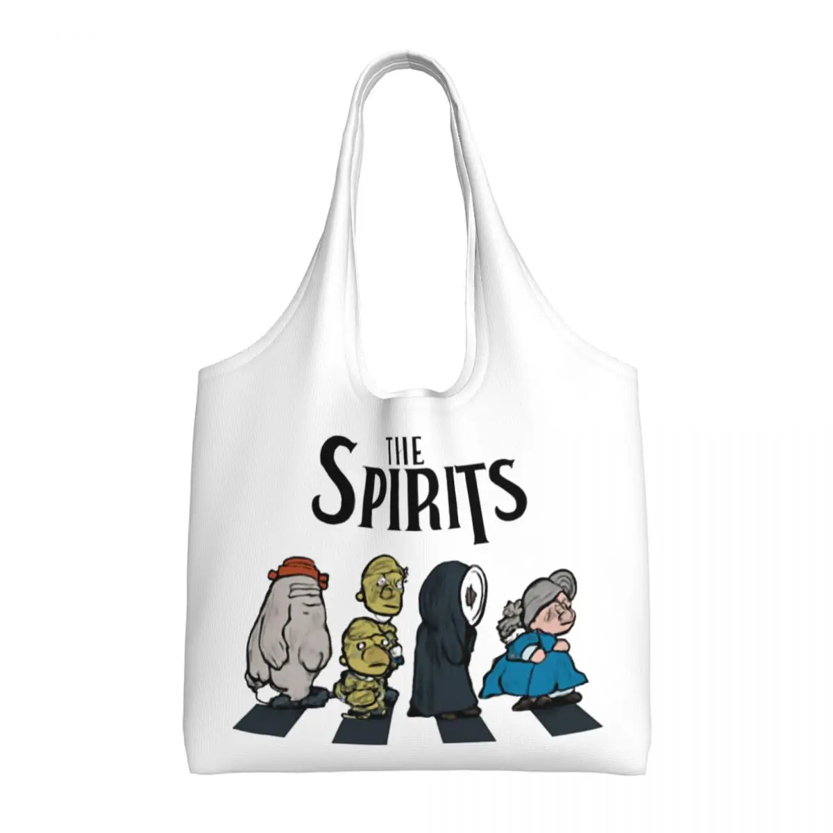 

The Spirits Unleashed Large Capacity Canvas Tote Bag Single Shoulder Work Commute Bag For Women Eco-Friendly Shopping Bag