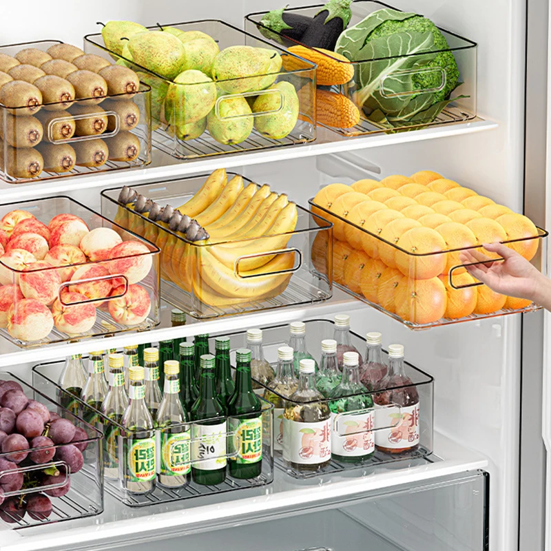 Food Storage No Pantry - Fridge Organizer Stackable Refrigerator Organizer Bins