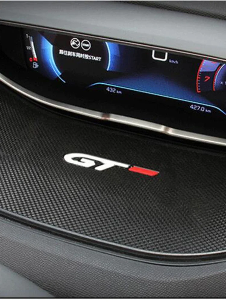 Tapis de tableau de bord de voiture en caoutchouc, collant, antidérapant, pour Peugeot 3008 5008 GT 2016 2017 2018 – 2022, accessoires