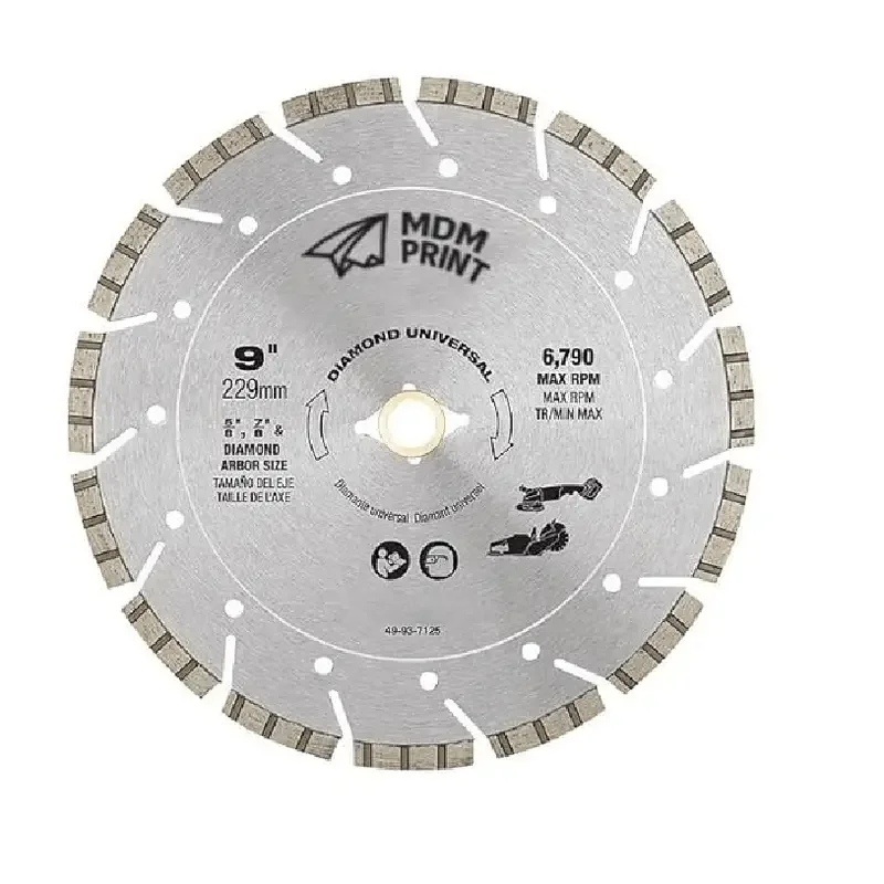 

9 in. Diamond Universal Segmented Turbo Concrete and Masonry Cutting Blade