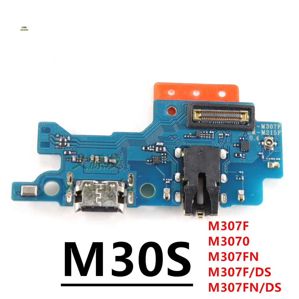 For Samsung Galaxy M30s SM-M307F M307 USB Type-C Micro Charger Charging Port Dock Connector Microphone Main Board Flex Cable ﻿