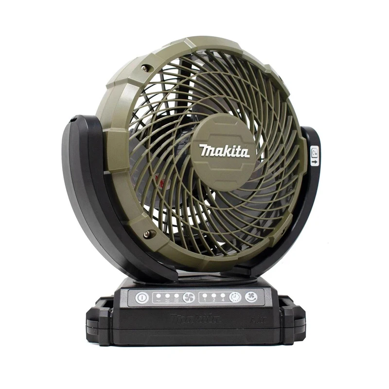 Imagem -02 - Makita-lxt Cordless Green Ventilador Elétrico Portátil Ferramenta Velocidade Ajuste do Vento 14.4 18v Dcf102zx1o Camping Outdoor