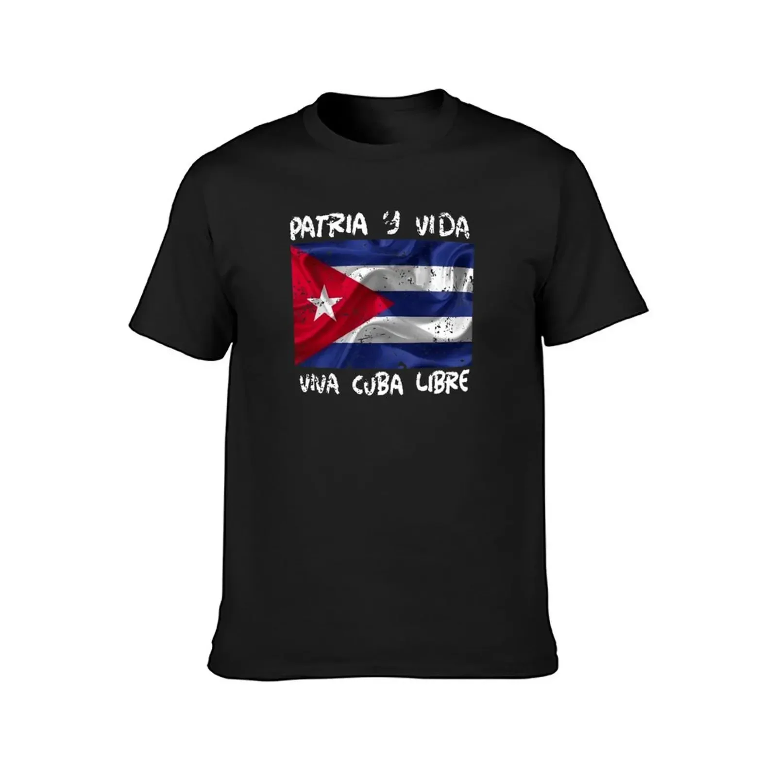 PATRIA Y VIDA - VIVA CUBA LIBRE. YA SE ACAB?. T-Shirt summer tops Blouse boys whites shirts graphic tee men