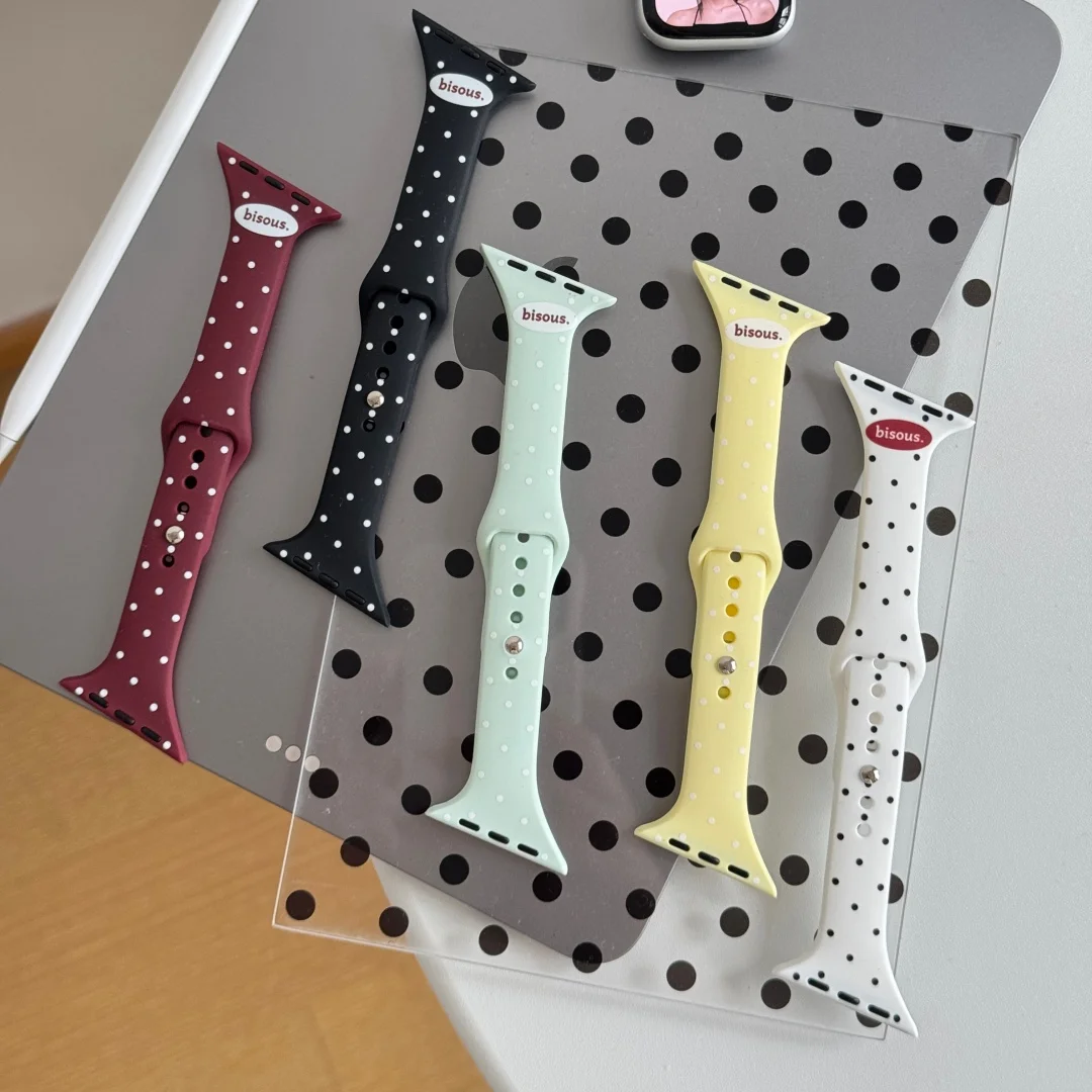 Silicone Sport Band for Apple Watch Ultra 3/2/4 49mm 42 44 40 41mm Two Tone Adjustable Strap for Iwatch S12 11 10 9 8 7 6 5 Belt