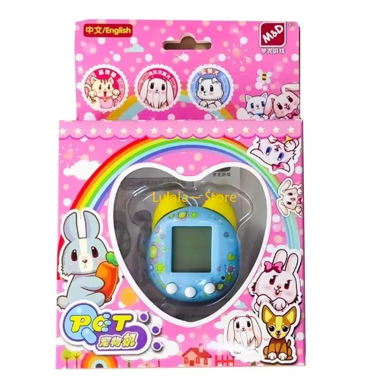 Y4QA Virtual Pet Game Handheld Console Toy Novely Pendant Kids Patience training speelgoed