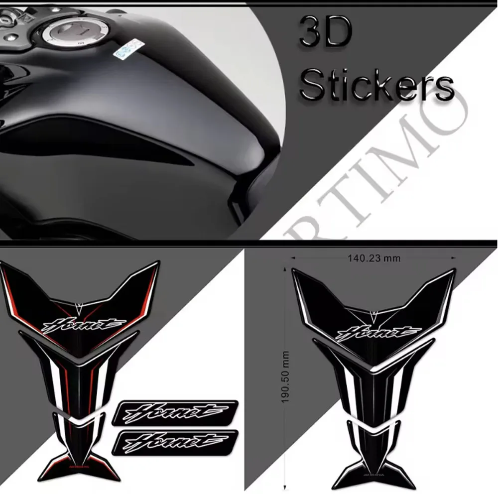 

For Honda Hornet 160 919 CB600F CB250F 160R 250 600 900 Tank Pad Protector Gas Fuel Oil Kit Knee Fish Bone Decals Stickers