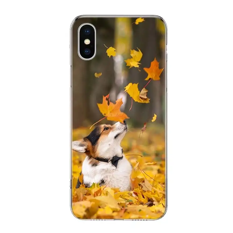 Cute lovely Corgi dogs animal Phone Case Cover For iPhone 11 12 13 14 15 16 Pro Max Apple X XS XR 7 Plus 8 + Art Customized Fund