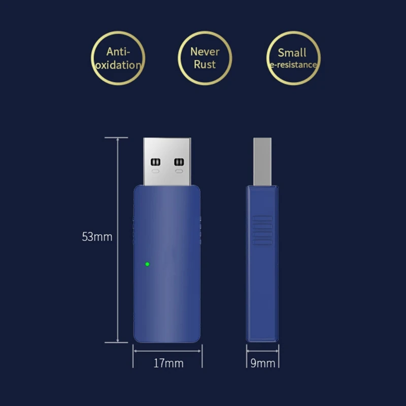 การ์ดเครือข่ายไร้สาย 2.4g/5.0g สำหรับเดสก์ท็อปพีซี รองรับ USB WiFi