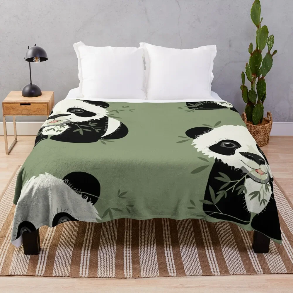 

Panda Throw Blanket Thermal Soft Beds Baby Beach Blankets