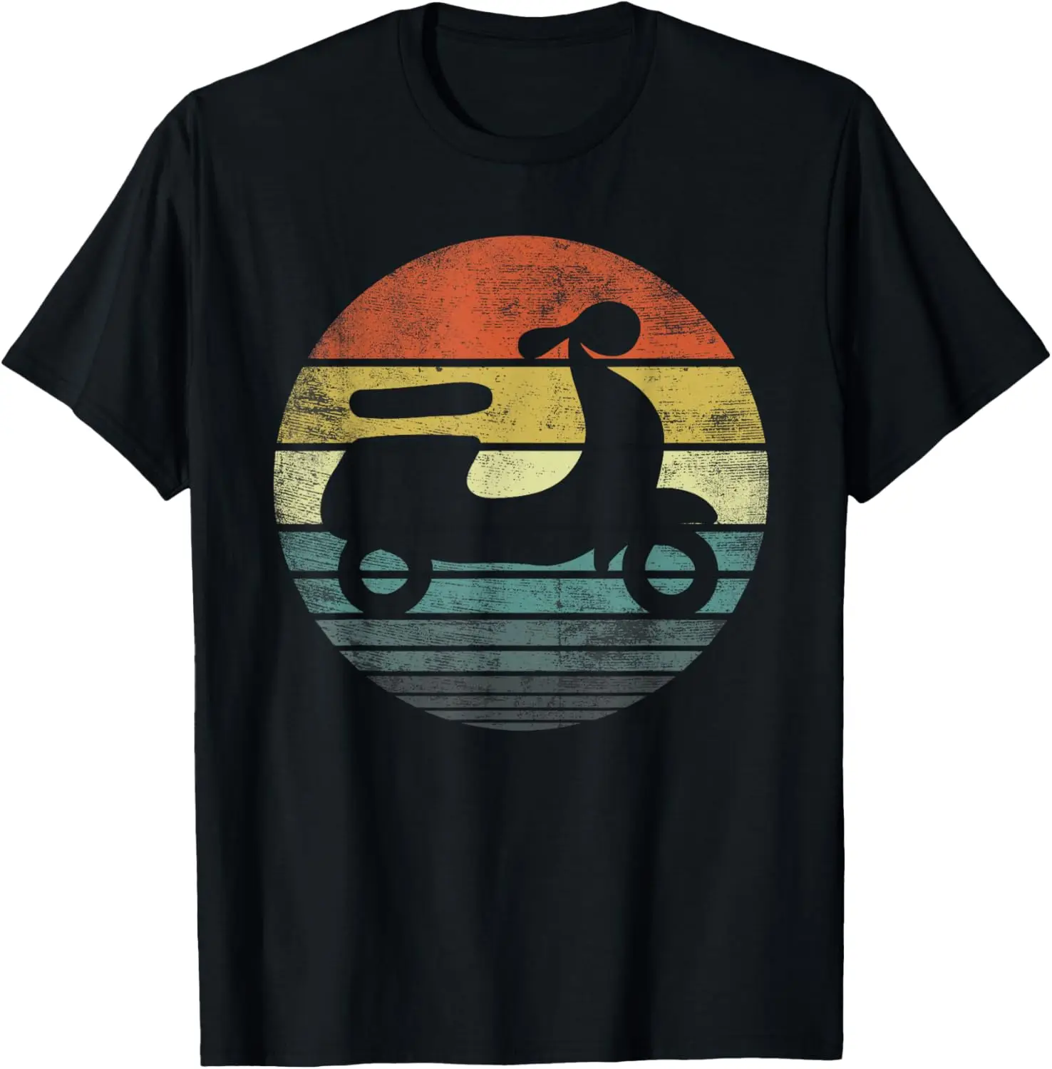 

Scooter Driver Gifts Funny Retro Classic Motorbike Moped T-Shirt