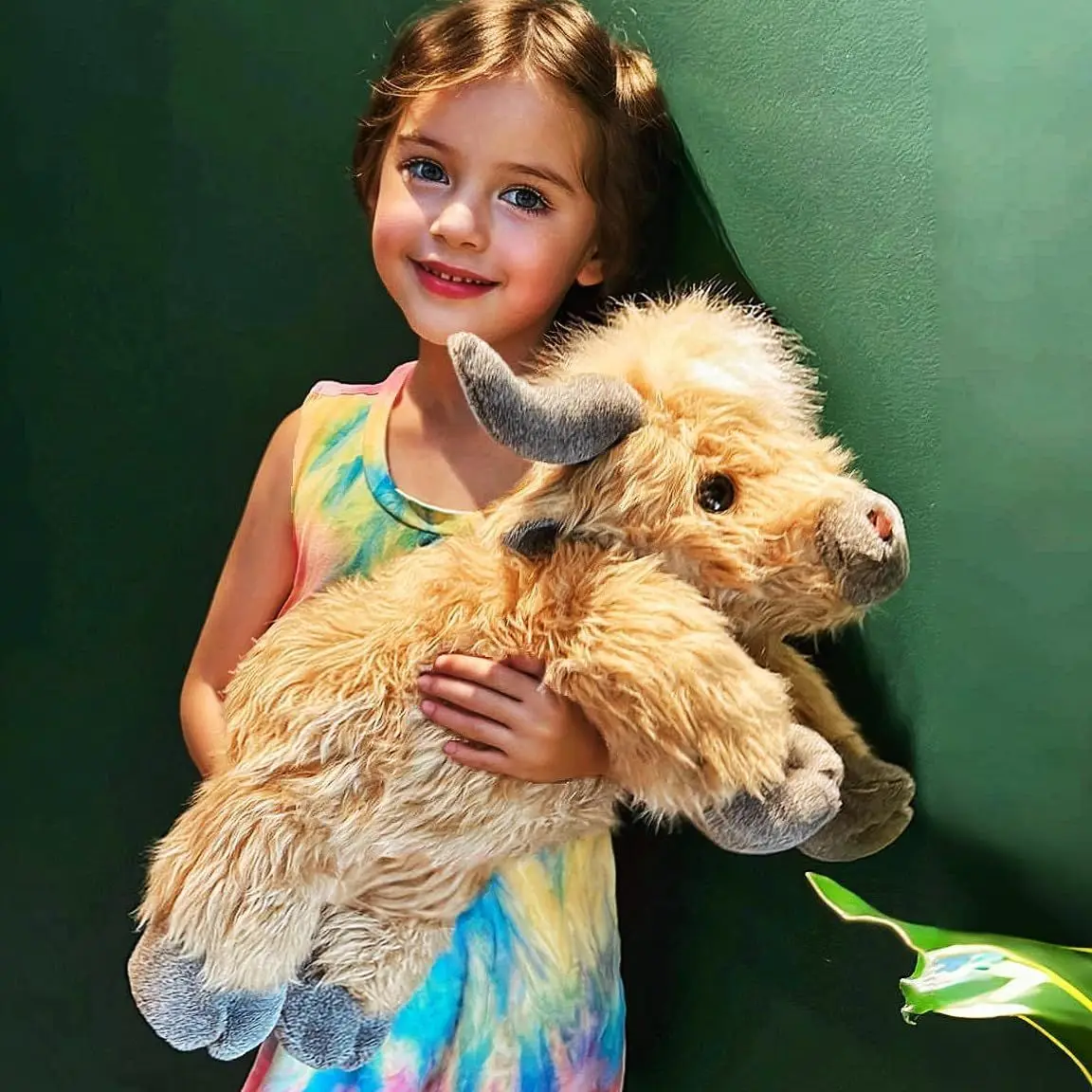 

Плюшевая подушка-корова из мультфильма, игрушка-компаньон для сна, кукла-корова Хайленд, милая плюшевая игрушка, подарки на Рождество для детей