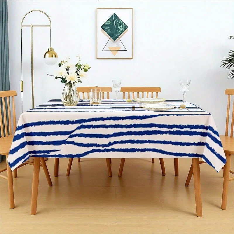 1 piece party table cover, 2D flat 2D flat party tablecloth, 1 piece, soft, fashionable and beautiful yzb