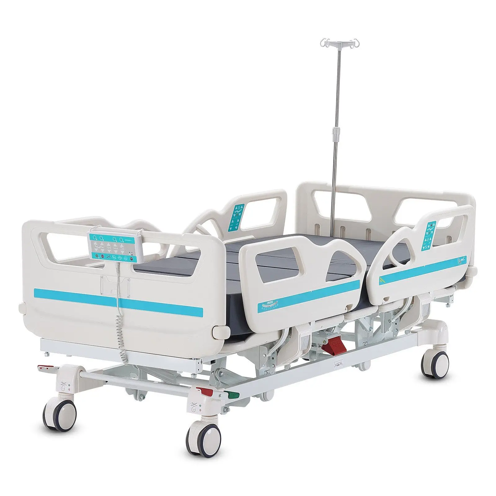 

VEVOR Premium 5 Function Full Electric Hospital Bed with Cardiac Position 550LBS