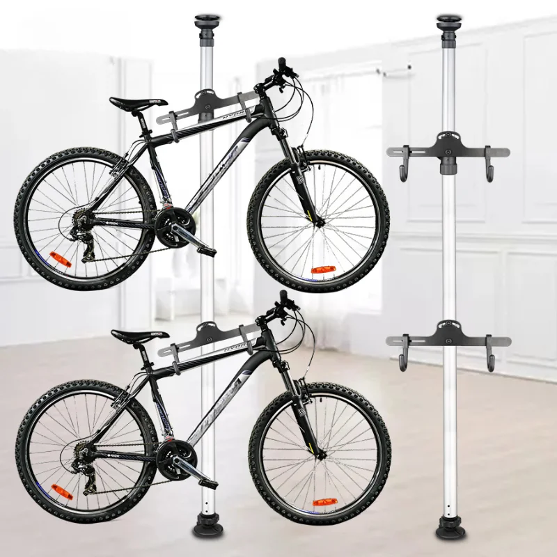 Bicycle indomitable vertical parking rack Road bike vertical hanger Car shop wall display rack