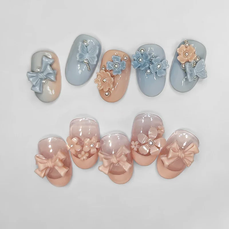 3D Acrylic Mold Rose Flower Heart Nail Art Decorations Nails DIY Design Love Bow Nail Art Nail Art Nail Mold Stamping Plate Manicure Mold