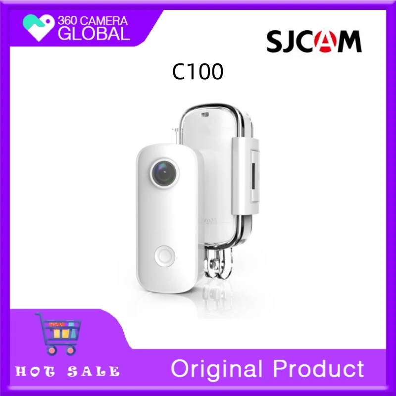 SJCAM C100 4k anti-shake action camera cycling driving recorder vlog head-mounted camera night photography