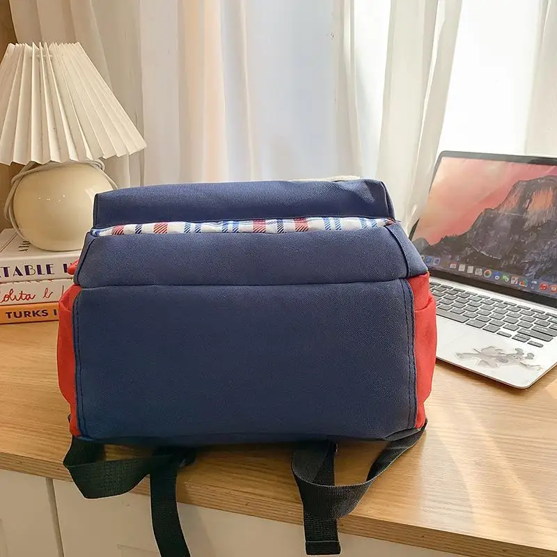 جديد ريترو شبكة تصميم الكرتون مرحبا كيتي عالية السعة على ظهره مقاوم للماء حقيبة مدرسية تفتيح العبء موضة مهرجان هدية