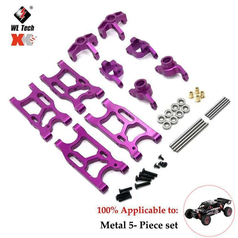 WLTOYS 144001 144002 124016 124016 124017 124019 metalowy zestaw akcesoria RC Rc dla dorosłych części gąsienica Rc