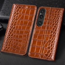Crocodile Genuine Leather Flip Case For Meizu Note 15 16 16S 16T 16TH 16XS 17 18 18S 18X 20 21 Lite Pro Phone Wallet Cover Cases