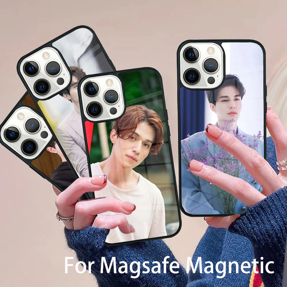 

Korean actors Lee Dong Wook Phone Case Magesafe Magnetic Wireless Charge Cover For IPhone 16 11 12 13 14 15 Pro Max Plus