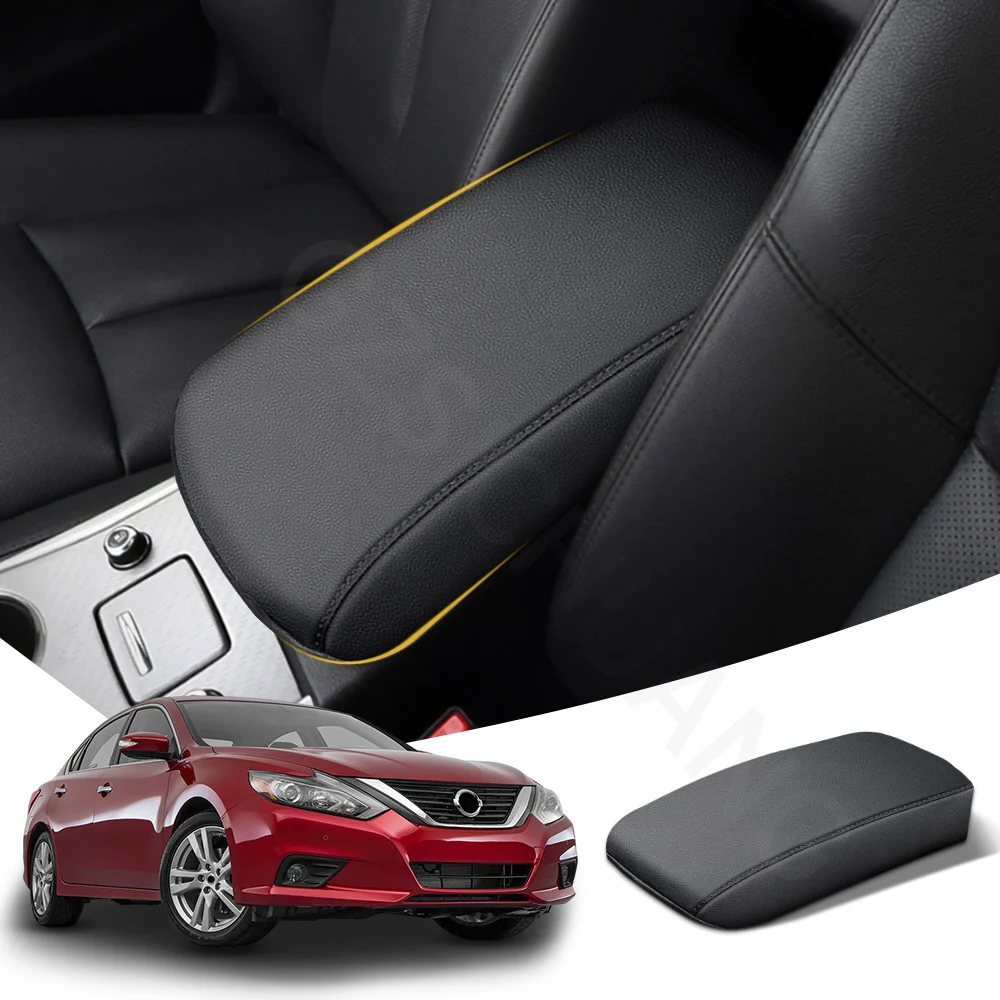

For Nissan Altima 2013-2018 Car Armrest Box Cover Leather Central Control Armrest Decoration Protector Car Interior Accessories