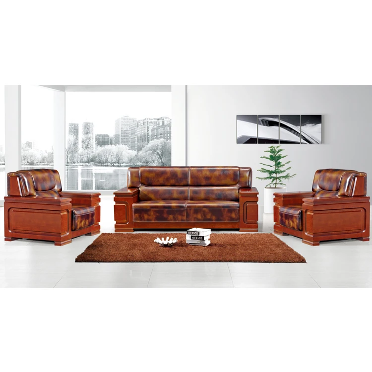 High End Alligator Skin Leather SOFA,office Furniture(FOHS-6702)